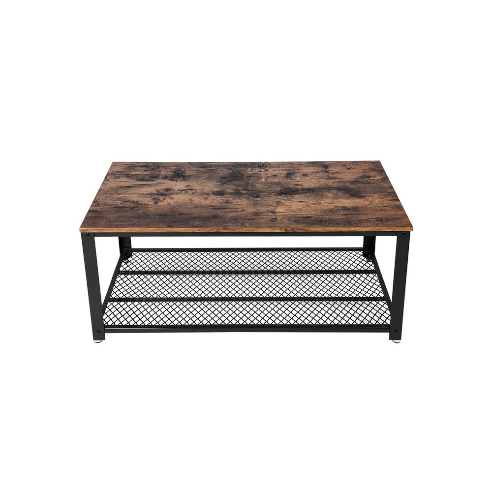 Vintage industriële salontafel – Inclusief opbergruimte