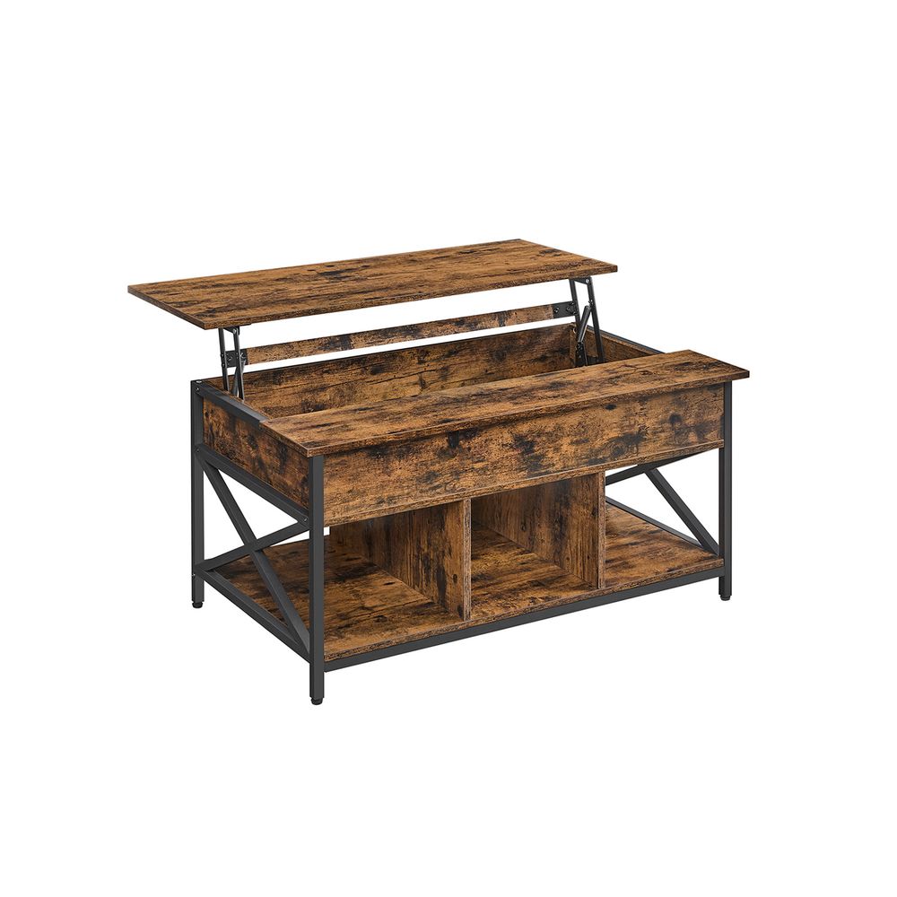 Moderne Verstelbare Salontafel – 60x100 cm, Hoogte 48–62 cm