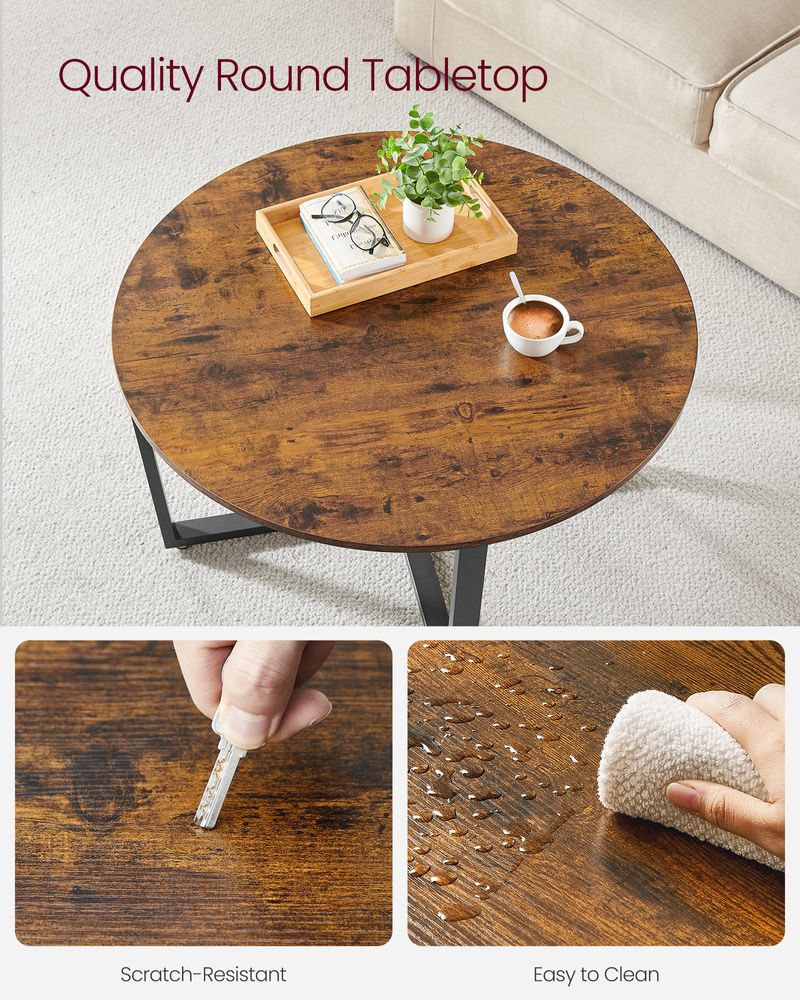 Ronde Salontafel – Modern Design voor de Woonkamer