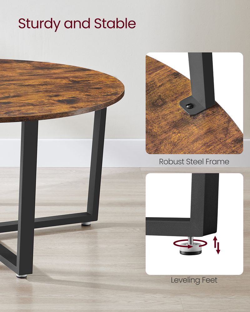 Ronde Salontafel – Modern Design voor de Woonkamer
