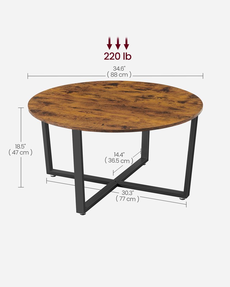 Ronde Salontafel – Modern Design voor de Woonkamer