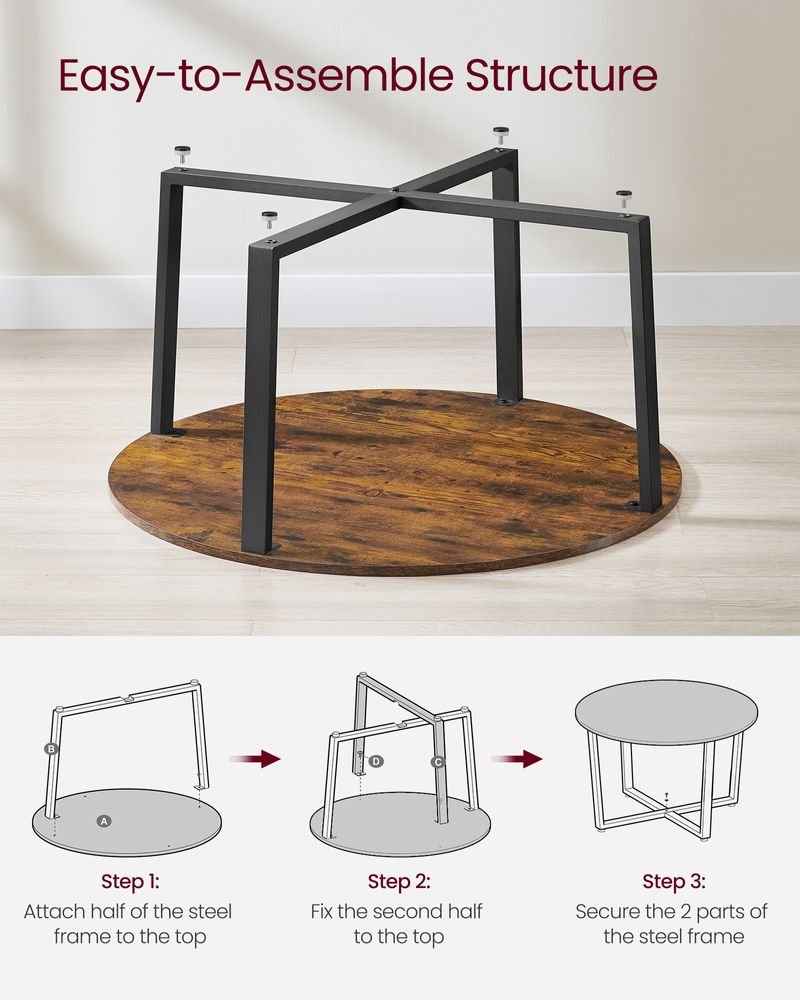 Ronde Salontafel – Modern Design voor de Woonkamer
