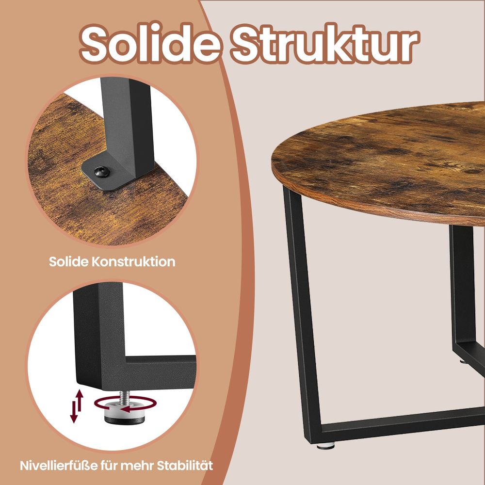Ronde Salontafel – Stijlvolle Tafel voor de Woonkamer