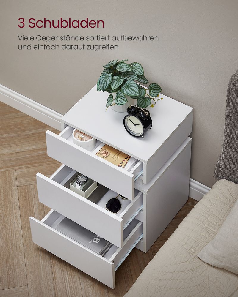 Bijzettafel met LED Verlichting – Modern en Functioneel