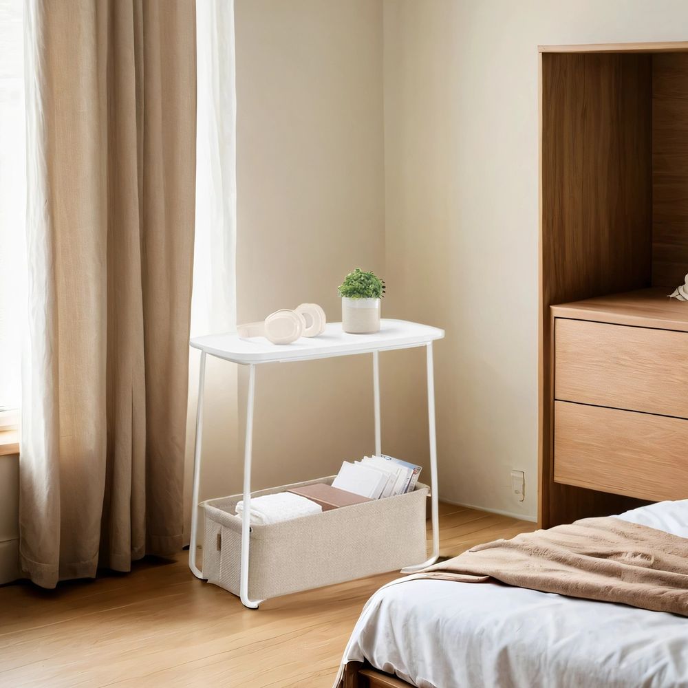 Vierkante Bijzettafel – Kleine Tafel / Salontafel voor Woonkamer of Slaapkamer