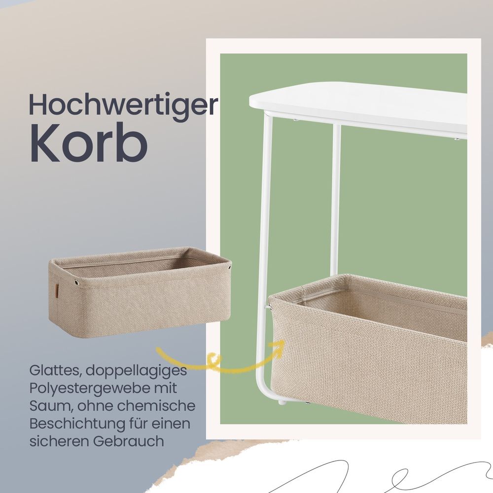 Vierkante Bijzettafel – Kleine Tafel / Salontafel voor Woonkamer of Slaapkamer