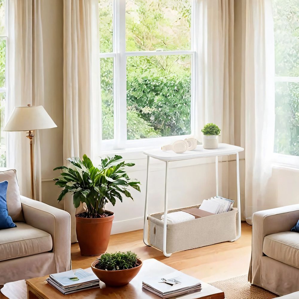 Vierkante Bijzettafel – Kleine Tafel / Salontafel voor Woonkamer of Slaapkamer