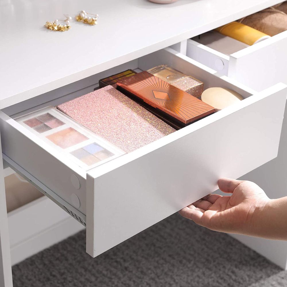 Venice Makeup tafel met Grote Rechthoekige Spiegel