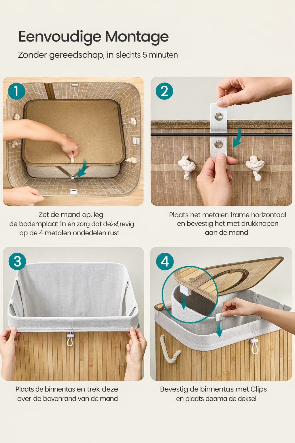 Signature Home Statiegeldfles Verzamelcontainer 120L – Met Inwerpopening en Afsluitdeksel