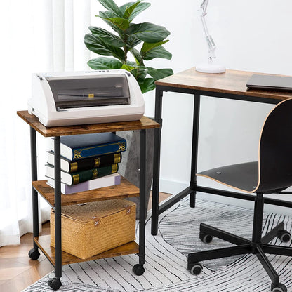 Printertafel met vergrendelbare wielen - Printerstandaard