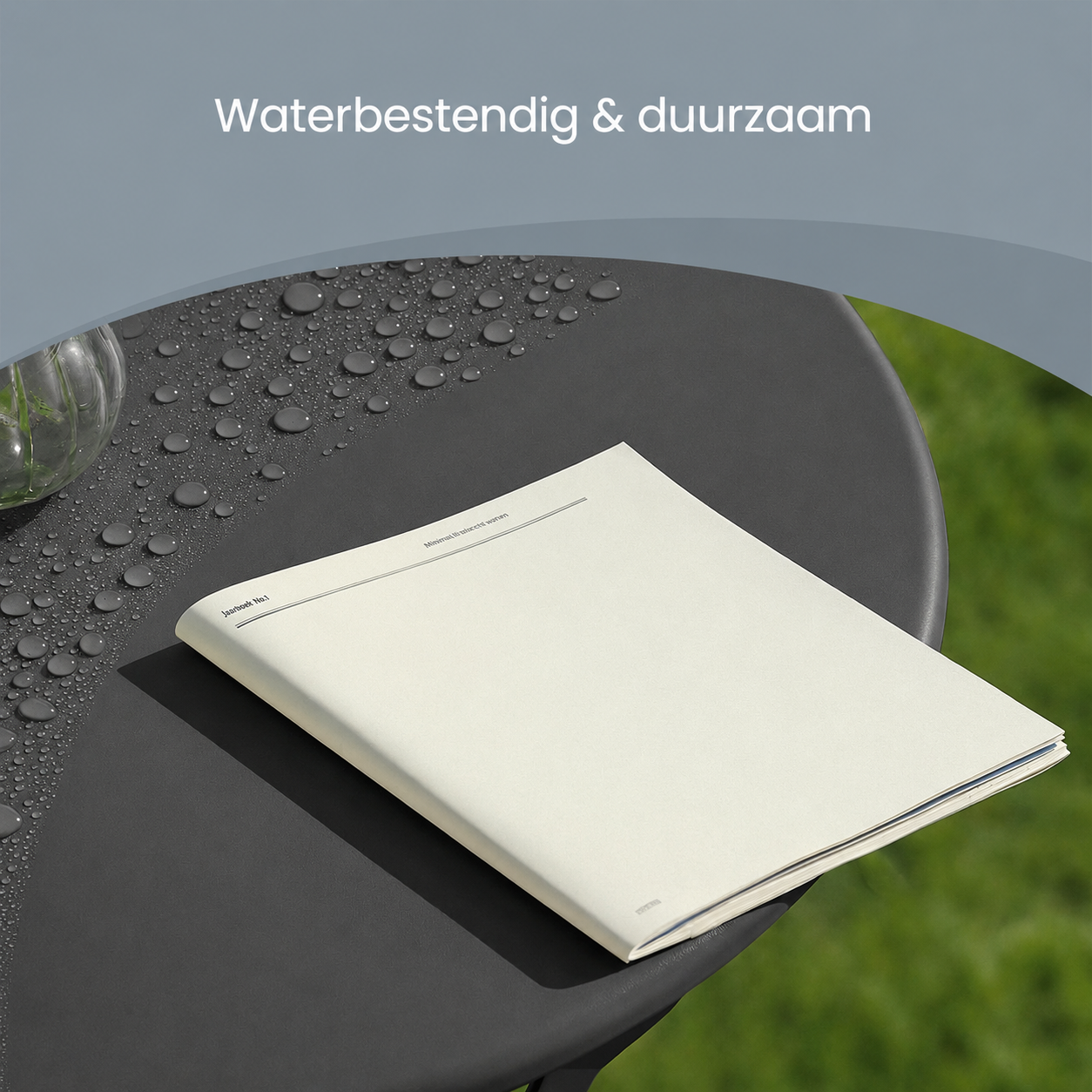 Signature Home 3-delige Balkonmeubelset met Opvouwbare Tafel en 2 Stoelen – Tuinmeubelset voor Balkon, Terras en Tuin