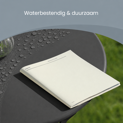 Signature Home 3-delige Balkonmeubelset met Opvouwbare Tafel en 2 Stoelen – Tuinmeubelset voor Balkon, Terras en Tuin