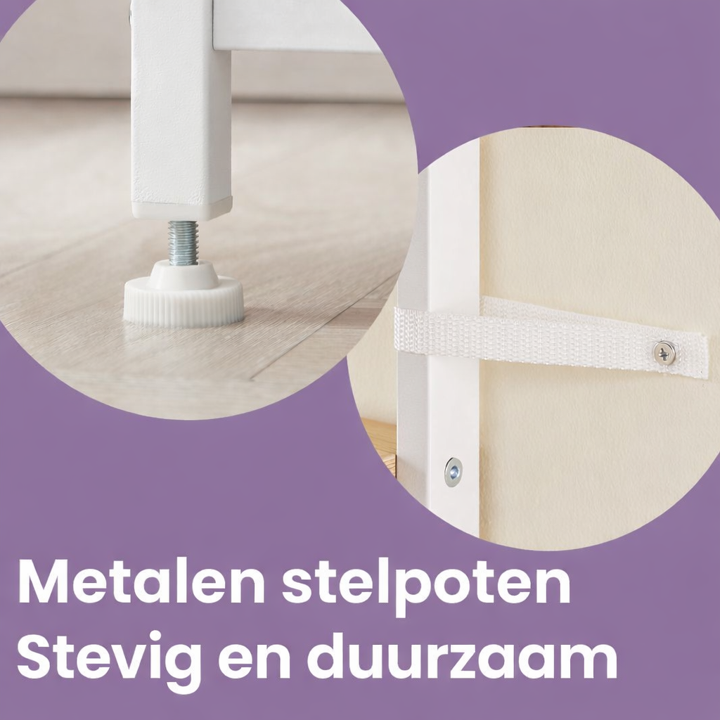 Signature Home Vrijstaand Keukenrek met Haken en Planken – Multifunctioneel Opbergrek voor Keuken, Bakkerij en Aanrecht