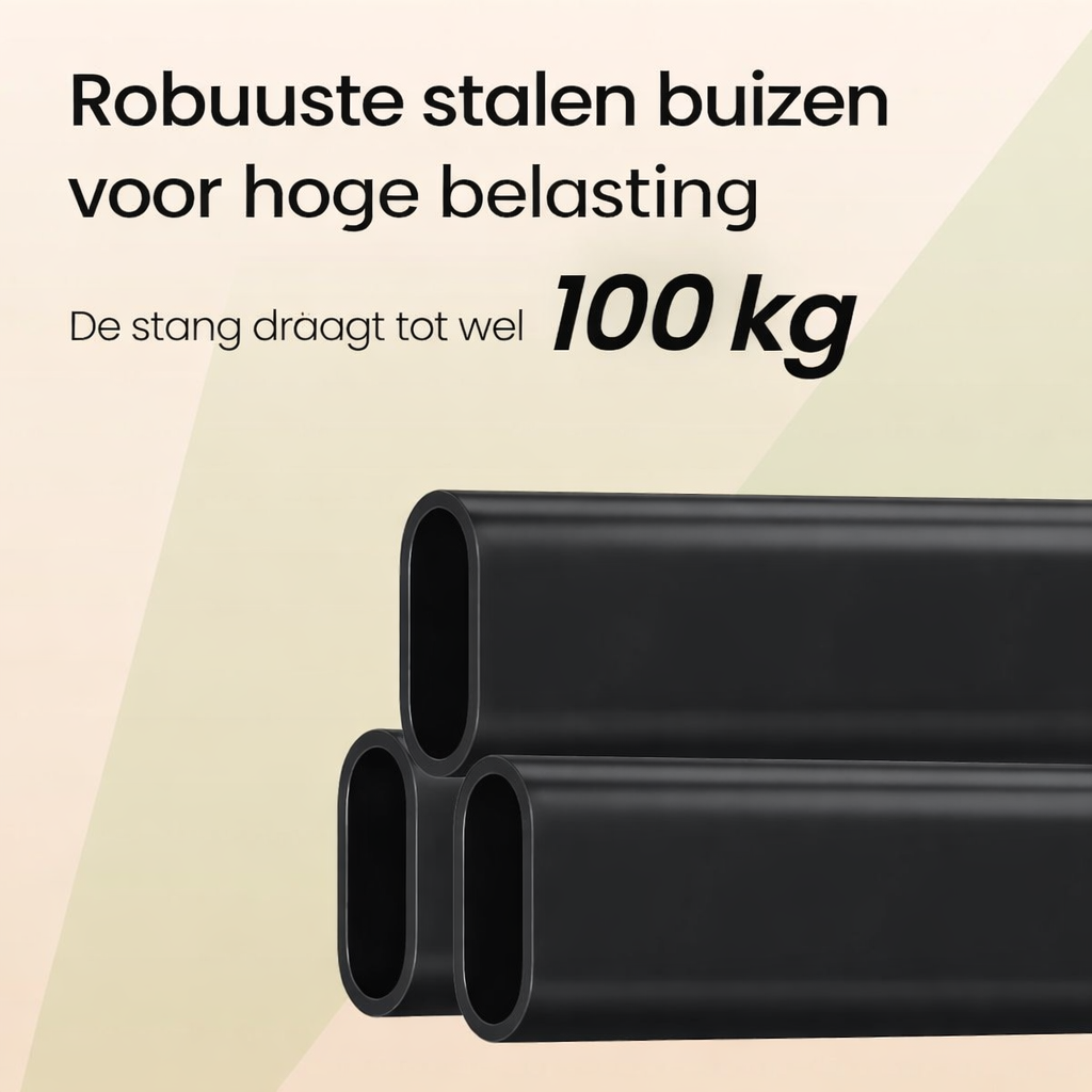 Signature Home Kledingrek op Wielen – Heavy Duty Metalen Garderoberek met Uitschuifbare Kledingstang, Verstelbaar en Verrijdbaar Kledingrek voor Slaapkamer, Hal of Winkel