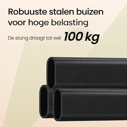 Signature Home Kledingrek op Wielen – Heavy Duty Metalen Garderoberek met Uitschuifbare Kledingstang, Verstelbaar en Verrijdbaar Kledingrek voor Slaapkamer, Hal of Winkel