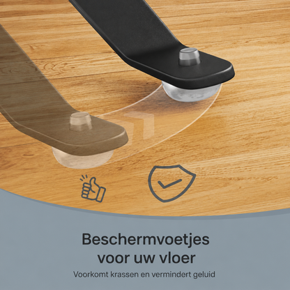 Signature Home 3-delige Balkonmeubelset met Opvouwbare Tafel en 2 Stoelen – Tuinmeubelset voor Balkon, Terras en Tuin