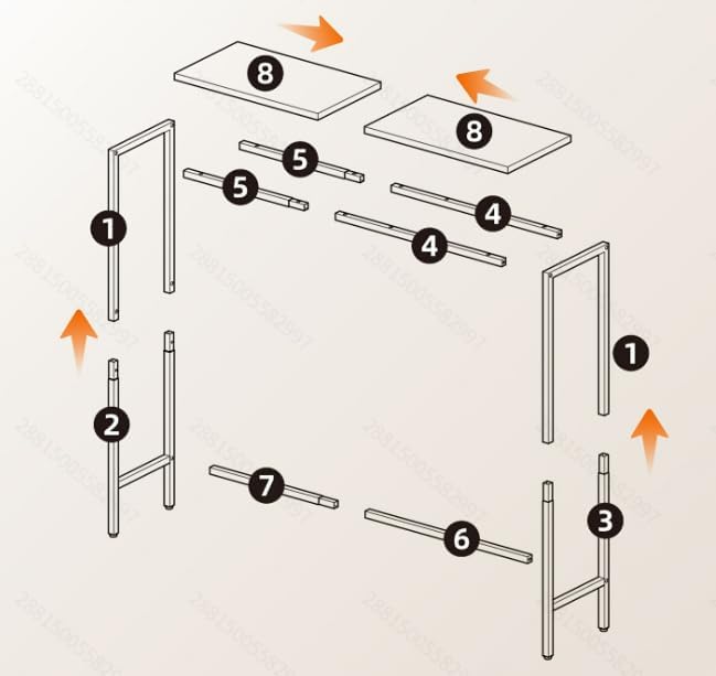 Signature Home Smalle Consoletafel 75 cm – Sidetable & Haltafel voor Kleine Ruimtes – Industriële Wandtafel / Banktafel voor Entree, Hal en Woonkamer – Donkerbruin/Zwart