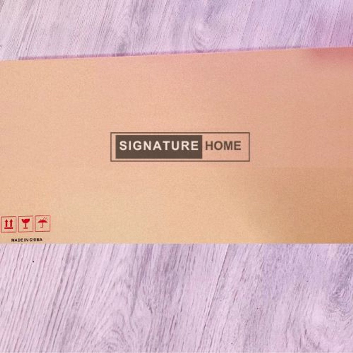 Signature Home Consoletafel met Stopcontact 180 cm - Smalle Sidetable met Oplaadstation - Console tafel - Haltafel Achter Bank - bijzettafel met USB Oplaadpunten - Vintage Bruin/Zwart