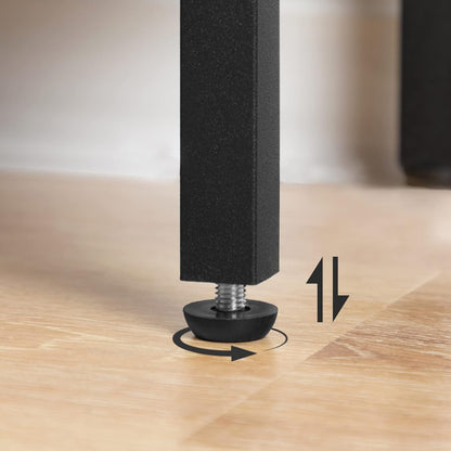 Signature Home Sidetable met 2 Stoffen Lades – Smalle Consoletafel 75 cm – Industriële Haltafel en Wandtafel – Opbergtafel voor Hal, Entree, Woonkamer en Slaapkamer – Vintage Bruin/Zwart