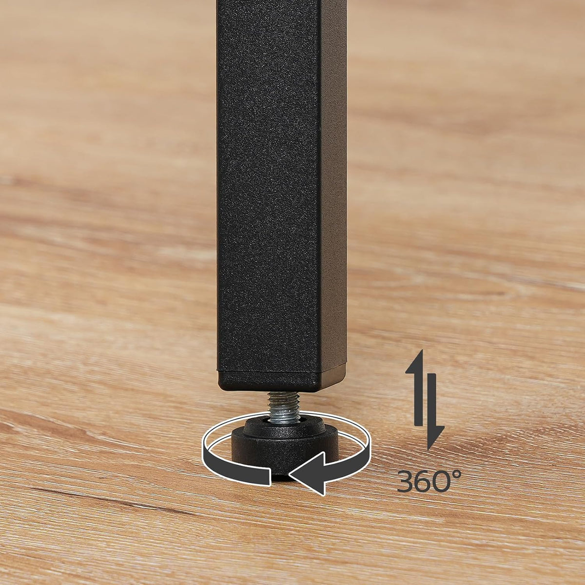 Signature Home Bartafel met 2 Ronde Tafelbladen – Hoge Bistrotafel – Smalle Statafel en Cafétafel – Compacte Bartafel voor Keuken, Woonkamer en Bar – Industrieel Design – Vintage Bruin/Zwart
