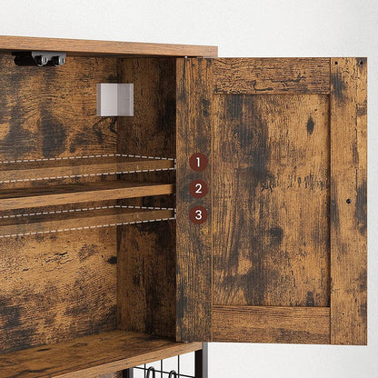 Moderne Badkamer Wandkast – Vochtbestendig & Duurzaam|Perfect voor Toiletten en Badkamers|Ideaal voor Extra Opbergruimte