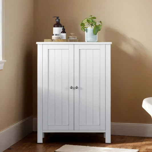 Vrijstaande Badkamerkast – Opbergkast voor Badkamer met Meerdere Opbergruimtes