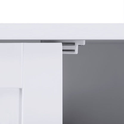 Minimalistische Badkamerkast met Dubbele Deuren voor Moderne Badkamers|Strak en Modern Ontwerp|Praktische en Stijlvolle Opbergruimte