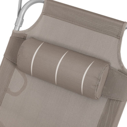Signature Home Zonneligbed met Verstelbare Rugleuning – Comfortabele Ligstoel voor Tuin, Strand en Balkon, Opvouwbaar & Ergonomisch