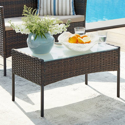 Signature Homee Balkon Meubelset 4-delig – Comfortabele Stoelen met Tafel