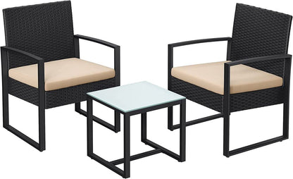 Signature Home Polyrattan Lounge Tuinset – Luxe Buitenmeubelen met Hoog Comfort-Ideaal voor Tuin, Balkon en Terras