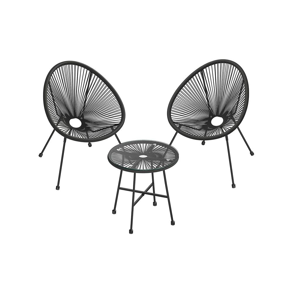 Signature Home Moderne Tuinstoelen met Tafel – Perfecte Tuinmeubel Sets