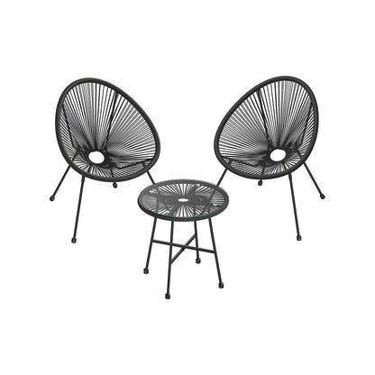Signature Home Moderne Tuinstoelen met Tafel – Perfecte Tuinmeubel Sets