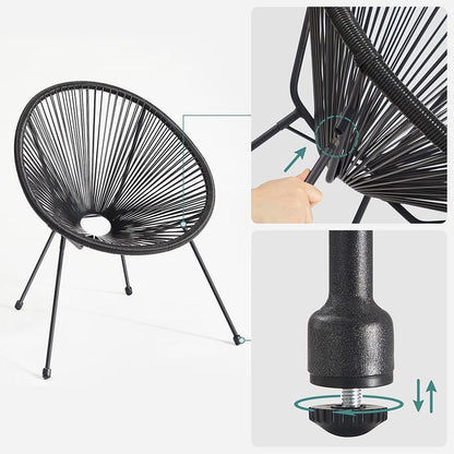 Signature Home Moderne Tuinstoelen met Tafel – Perfecte Tuinmeubel Sets