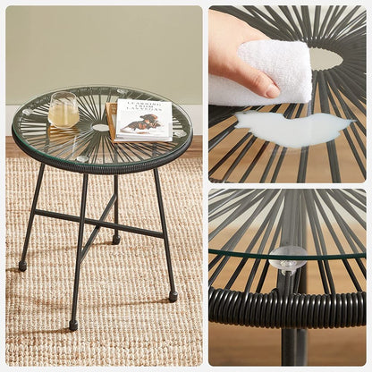 Signature Home Moderne Tuinstoelen met Tafel – Perfecte Tuinmeubel Sets