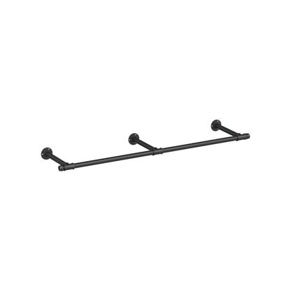 Signature Home Wandgemonteerde Kledingstang – Metalen Kledingrail voor Wandmontage in Slaapkamer, Hal of Wasruimte