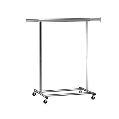 Signature Home Heavy Duty Kledingrek met Wielen – Metalen Garderoberek – 90 kg Draagvermogen
