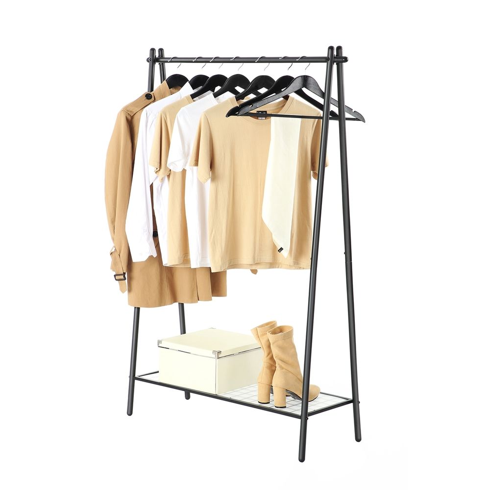 Signature Home Kledingrek met Hangstang – Vrijstaand Garderoberek voor Kleding, Jassen en Jurken