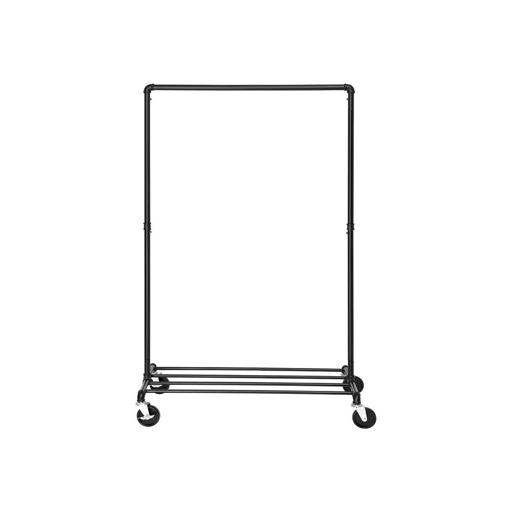 Signature Home Heavy-Duty Kledingrek Industrieel – Robuust Kledingrek met Metalen Frame voor Slaapkamer, Hal of Wasruimte