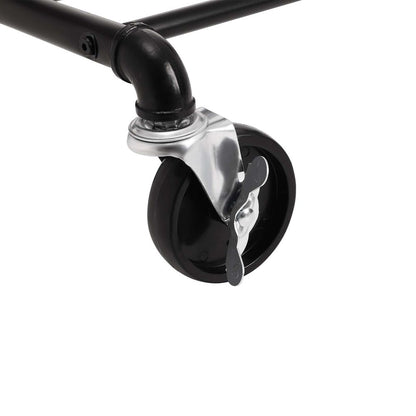 Signature Home Heavy-Duty Kledingrek Industrieel – Robuust Kledingrek met Metalen Frame voor Slaapkamer, Hal of Wasruimte