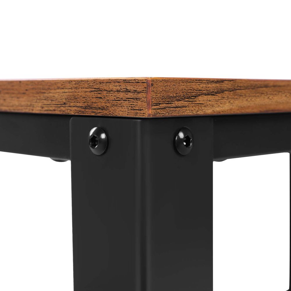 Industriële Serveertrolley op Wielen | Modern Industrieel Serveerwagen|Multifunctionele Trolley op Wielen|