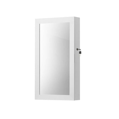 Crewe Design Hangende Sieradenkast met Spiegel en Multifunctionele Indeling – Perfect voor Kettingen, Ringen, Armbanden en Accessoires