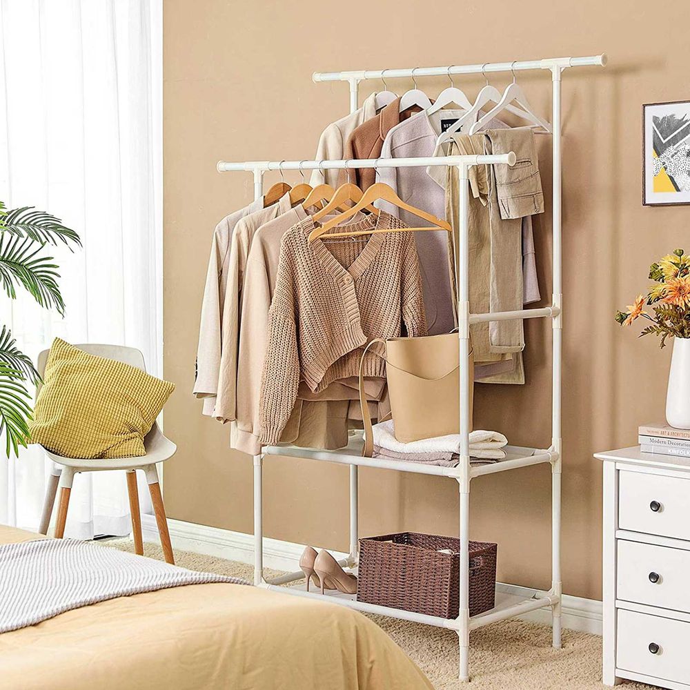 Signature Home Kledingrek Vrijstaand – Stevig Garderoberek voor Kleding, Slaapkamer en Hal