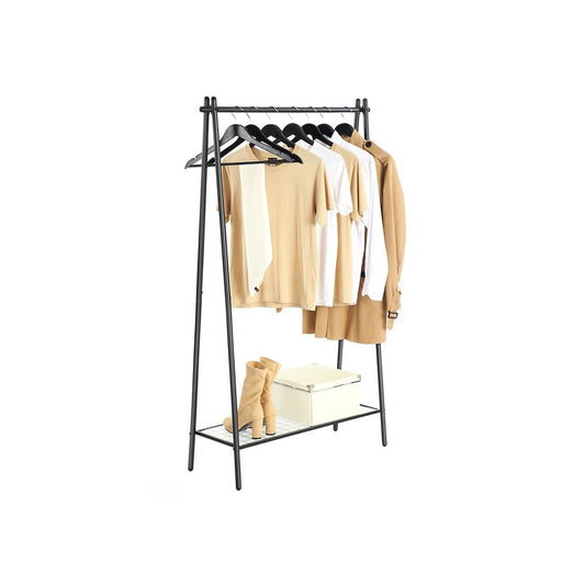 Signature Home Kledingrek met Kledingstang – Metalen Garderoberek voor Kleding en Jassen – Stevig Kledingrek