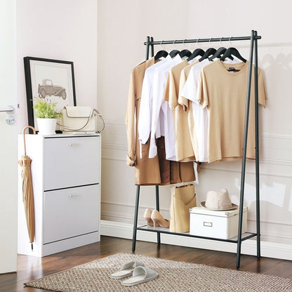 Signature Home Kledingrek met Kledingstang – Metalen Garderoberek voor Kleding en Jassen – Stevig Kledingrek