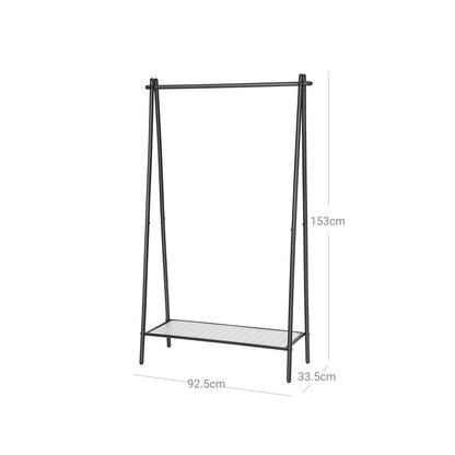 Signature Home Kledingrek met Kledingstang – Metalen Garderoberek voor Kleding en Jassen – Stevig Kledingrek