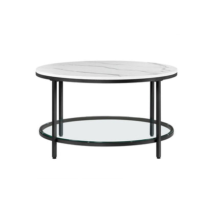 Moderne Salontafel voor de Woonkamer met 2 Opbergshelves