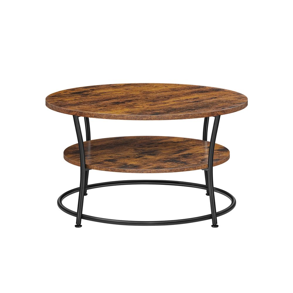"Moderne Salontafel met 2 Handige Shelves"