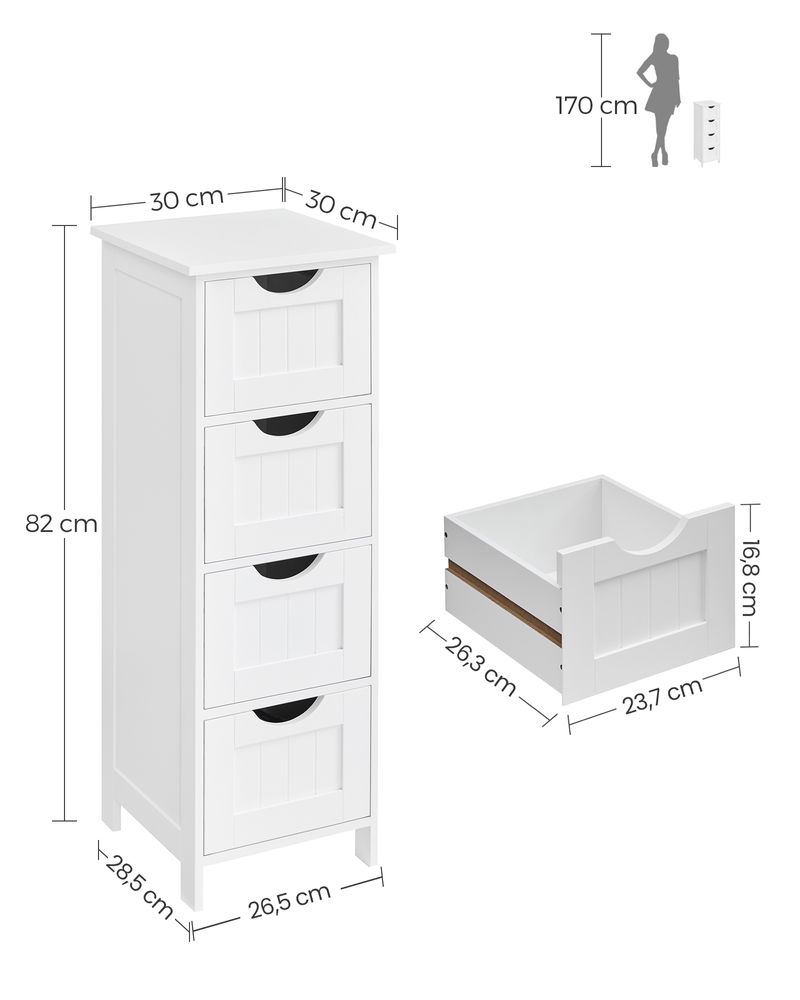 Landelijke Side Cabinet – Rustiek Houten Dressoir voor Woonkamer en Hal|Praktisch en Decoratief Dressoir