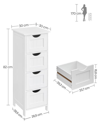 Landelijke Side Cabinet – Rustiek Houten Dressoir voor Woonkamer en Hal|Praktisch en Decoratief Dressoir