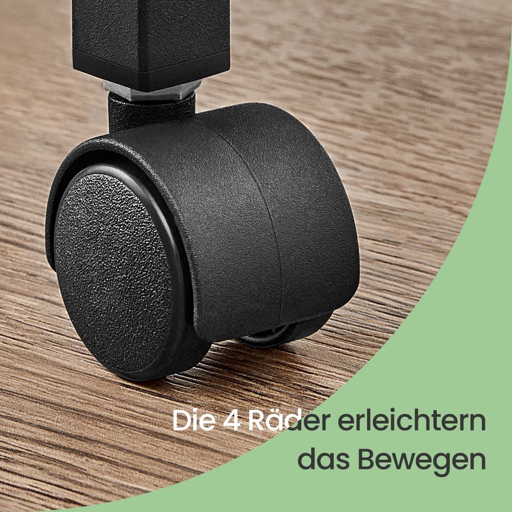 Compact 4-Laags Nisrek op Wielen | Smalle Keuken Trolley voor Opbergen & Organiseren|Multifunctionele Verrijdbare Opbergwagen